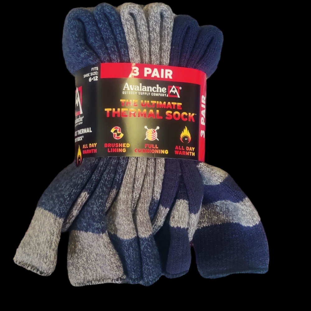 +Avalanche) Ultimate thermal socks Size 6-12